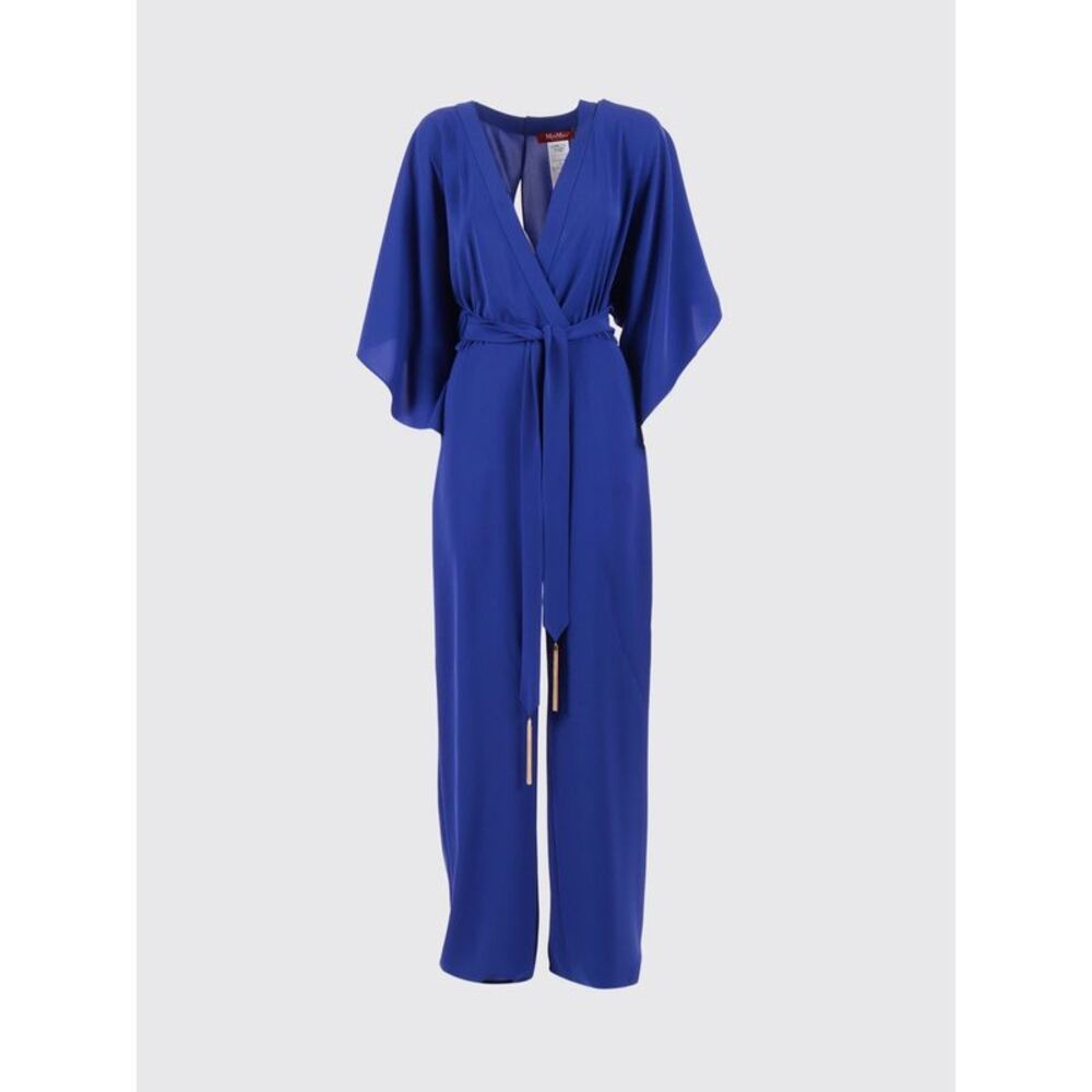 Max Mara Studio Jumpsuit Woman Blue
